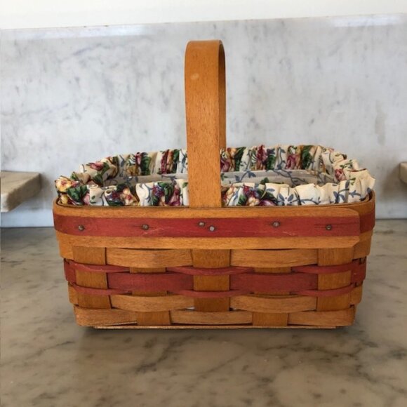 LONGABERGER MOTHER'S DAY 1994 Basket, Liner & Protector - Picture 6 of 13